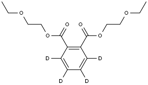 Bis(2-ethoxyethyl) Phthalate-3,4,5,6-d4	 Structure