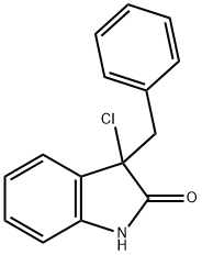 3-benzyl-3-chloroindolin-2-one Structure