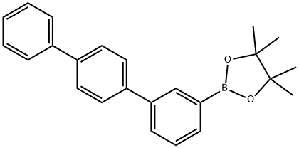 4,4,5,5-tetramethyl-2-[1,1':4',1''-terphenyl]-3-yl-1,3,2-dioxaborolane 구조식 이미지