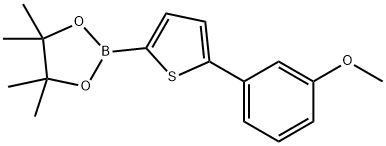 5-(3-Methoxyphenyl)thiophene-2-boronic acid pinacol ester Structure