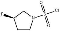 (R)-3-Fluoropyrrolidine-1-sulfonyl chloride Structure