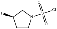 (R)-3-Fluoropyrrolidine-1-sulfonyl chloride 구조식 이미지