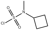 N-cyclobutyl-N-methylsulfamoyl chloride Structure