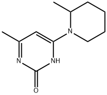 2-Hydroxy-4-(2-methylpiperidin-1-yl)-6-methylpyrimidine Structure