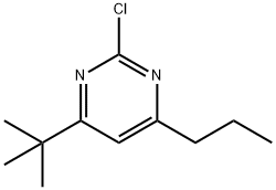 2-chloro-4-(n-propyl)-6-(tert-butyl)pyrimidine 구조식 이미지