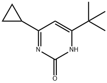 2-hydroxy-4-(cyclopropyl)-6-(tert-butyl)pyrimidine Structure