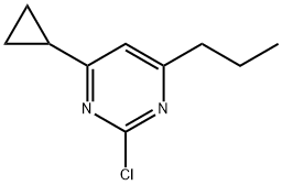 2-chloro-4-(n-propyl)-6-cyclopropylpyrimidine Structure