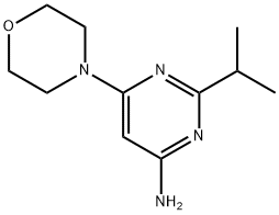 4-Amino-2-(iso-propyl)-6-morpholinopyrimidine 구조식 이미지