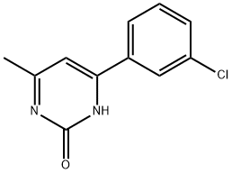 2-Hydroxy-4-(3-chlorophenyl)-6-methylpyrimidine Structure