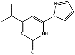 2-Hydroxy-4-(1H-pyrozol-1-yl)-6-(iso-propyl)pyrimidine Structure