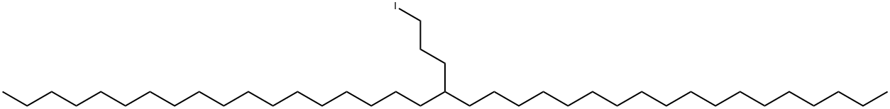 19-(3-iodopropyl)heptatriacontane Structure