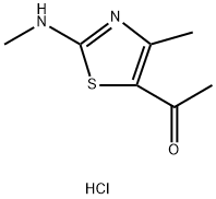 1-(4-Methyl-2-(methylamino)thiazol-5-yl)ethan-1-one hydrochloride Structure