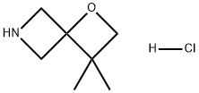 1-Oxa-6-azaspiro[3.3]heptane, 3,3-dimethyl-, hydrochloride (1:1) Structure