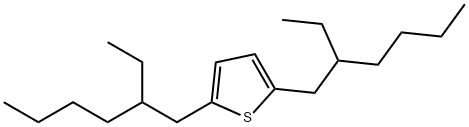 2,5-bis(2-ethylhexyl)thiophene Structure