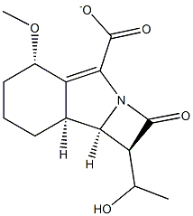 (1S,5S,8AS,8BR)-1-[(1R)-1-HYDROXYETHYL]-5-METHOXY-2-OXO-1H,2H,5H,6H,7H,8H,8AH,8BH-AZETO[2,1-A]ISOINDOLE-4-CARBOXYLATE Structure