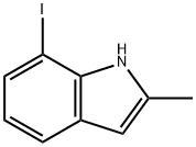 7-iodo-2-methyl-1H-indole 구조식 이미지