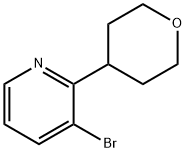 3-Bromo-2-(4-tetrahydropyranyl)pyridine Structure