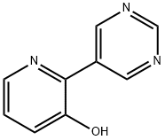 3-Hydroxy-2-(5-pyrimidyl)pyridine Structure