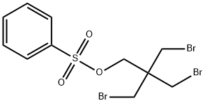1-benzenesulfonyloxy-3-bromo-2,2-bis-bromomethyl-propane Structure