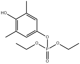 Diethyl 4-hydroxy-3,5-dimethylphenyl phosphate Structure