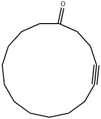 Cyclopentadec-4-yn-1-one Structure