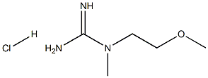N-(2-methoxyethyl)-N-methylguanidine hydrochloride 구조식 이미지