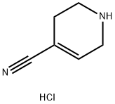 1,2,3,6-tetrahydropyridine-4-carbonitrile hydrochloride Structure