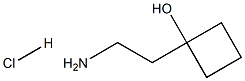 1-(2-Aminoethyl)cyclobutanol hydrochloride Structure