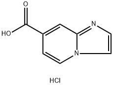 imidazo[1,2-a]pyridine-7-carboxylic acid hydrochloride Structure