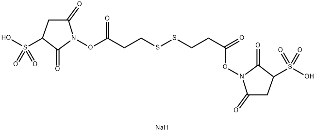 3,3'-Dithiobispropionic Acid Bis-sulfosuccinimidyl Ester Disodium Salt 90% Structure