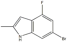 6-bromo-4-fluoro-2-methyl-1H-indole Structure