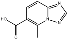 5-methyl-[1,2,4]triazolo[1,5-a]pyridine-6-carboxylic acid Structure