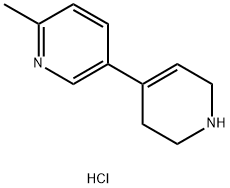2-methyl-5-(1,2,3,6-tetrahydropyridin-4-yl)pyridine dihydrochloride Structure