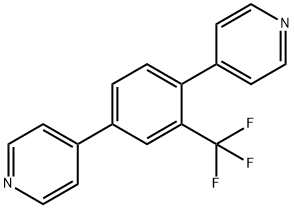 Pyridine, 4,4'-[2-(trifluoromethyl)-1,4-phenylene]bis- 구조식 이미지