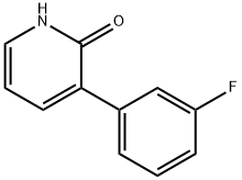 2-HYDROXY-3-(3-FLUOROPHENYL)PYRIDINE Structure