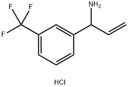 1-[3-(TRIFLUOROMETHYL)PHENYL]PROP-2-EN-1-AMINE HYDROCHLORIDE Structure