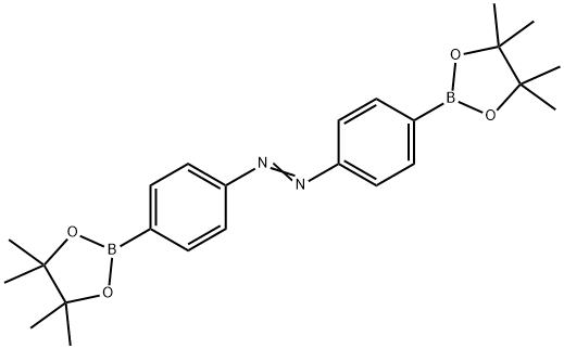 Diazene,1,2-bis[4-(4,4,5,5-tetramethyl-1,3,2-dioxaborolan-2-yl)phenyl] 구조식 이미지