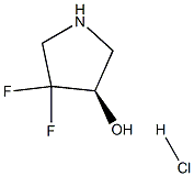 (R)-4,4-difluoropyrrolidin-3-ol hydrochloride 구조식 이미지