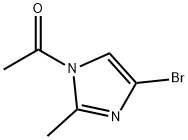 4-BROMO-2-METHYL-N-ACETYL-IMIDAZOLE Structure