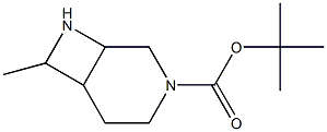 tert-butyl 7-methyl-3,8-diazabicyclo[4.2.0]octane-3-carboxylate 구조식 이미지