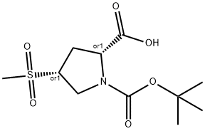 1,2-PYRROLIDINEDICARBOXYLIC ACID 구조식 이미지