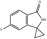 6'-Fluorospiro[cyclopropane-1,1'-isoindolin]-3'-one Structure