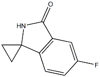 5'-Fluorospiro[cyclopropane-1,1'-isoindolin]-3'-one Structure