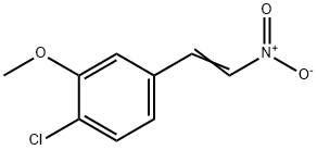 Benzene, 1-chloro-2-methoxy-4-(2-nitroethenyl)- Structure