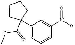 methyl 1-(3-nitrophenyl)cyclopentane-1-carboxylate Structure
