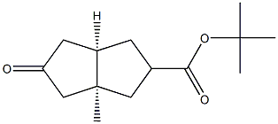 tert-butyl (3aS,6aR)-3a-methyl-5-oxooctahydropentalene-2-carboxylate Structure