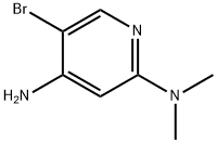 4-Amino-3-bromo-6-dimethylaminopyridine Structure