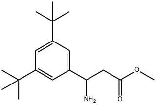 METHYL 3-AMINO-3-(3,5-DI-TERT-BUTYLPHENYL)PROPANOATE Structure