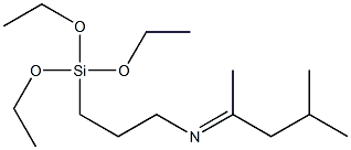 1-Propanamine, N-(1,3-dimethylbutylidene)-3-(triethoxysilyl)-, hydrolyzed 구조식 이미지