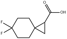 6,6-difluorospiro[2.5]octane-1-carboxylic acid Structure